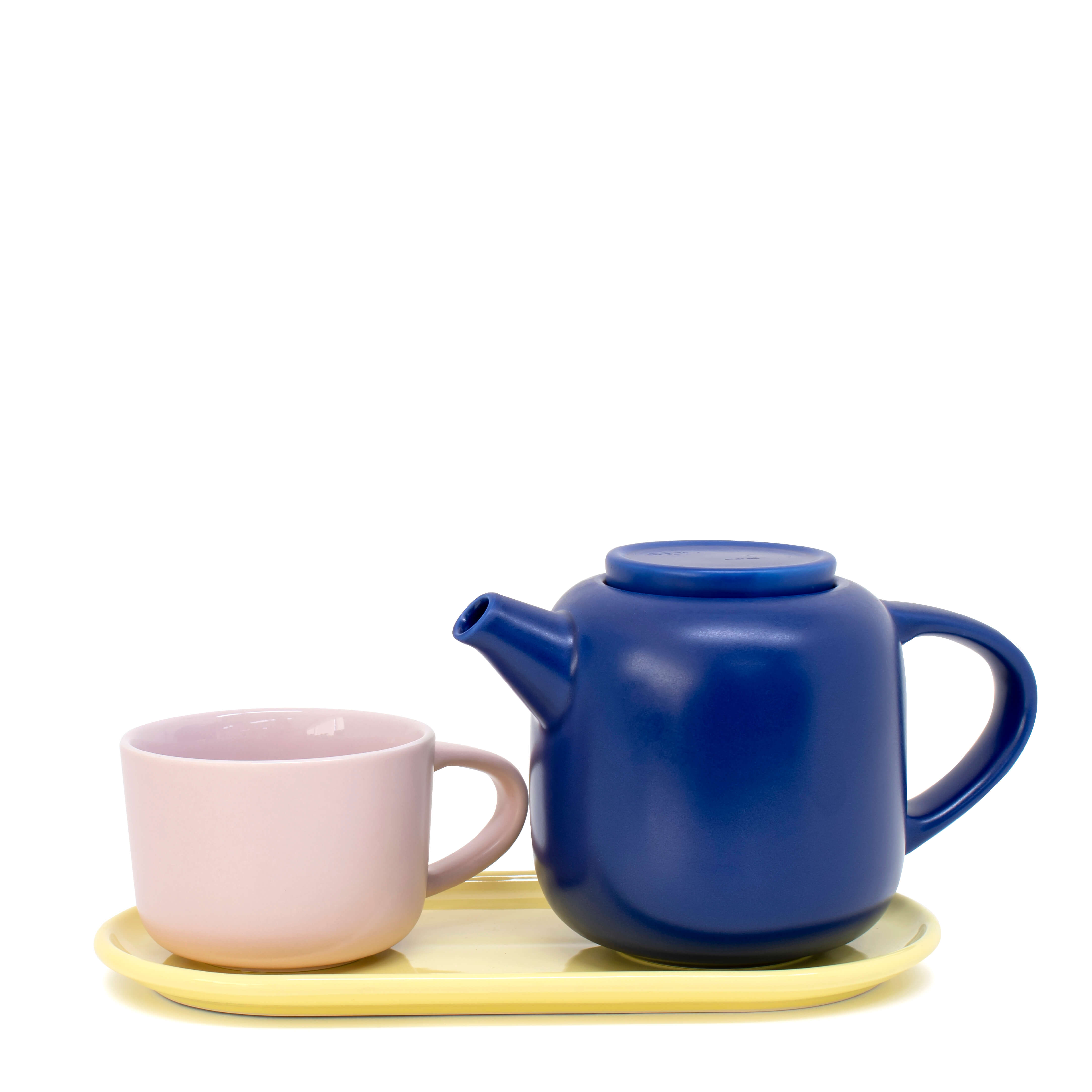 Image of Oleta T4ME Teapot & Cup Set - Cobalt