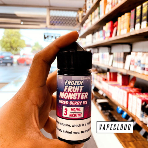 frozen fruit monster e-liquid mixed berry ice flavor