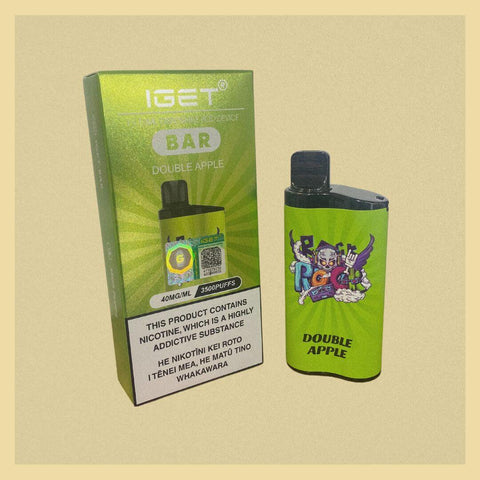 a green box and iget bar disposable vape