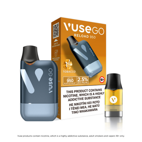 vuse go reload tobacco flavor