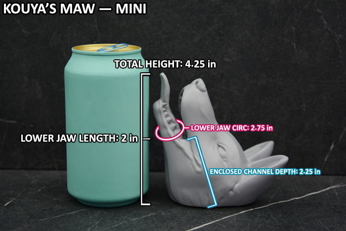 Mini Kouya soda can comparison