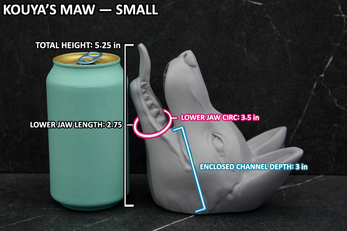 Small Kouya's Maw Measurements