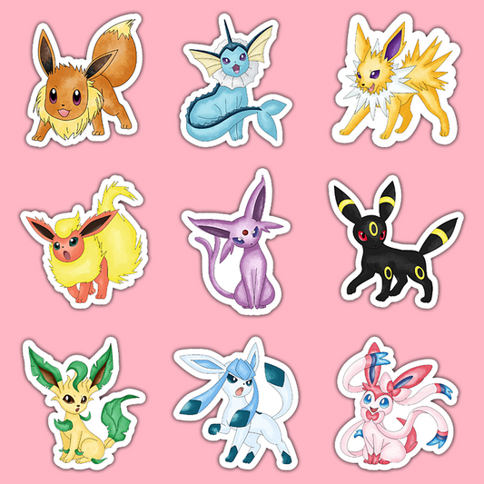 Eeveelution Pocky Sticker