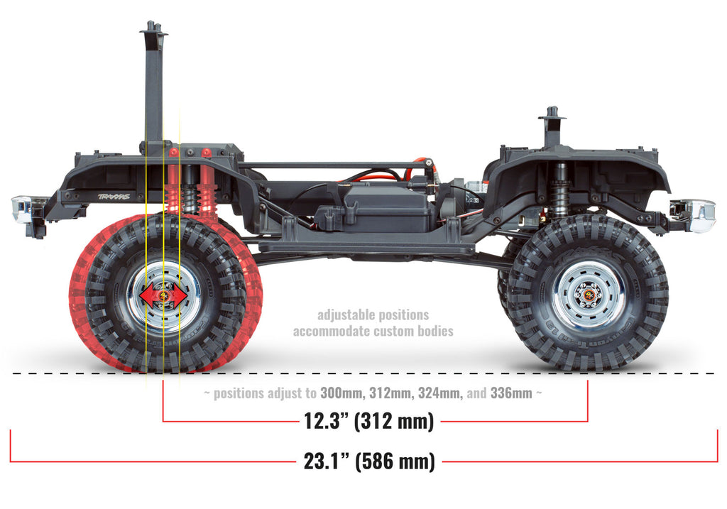 Traxxas TRX4 1979 Chevy Blazer 1/10 Crawler, XL-5 HV, Titan 12T