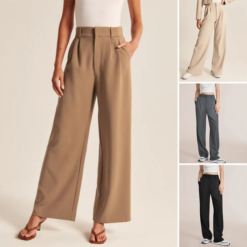 High Waist Tailored Wide Leg Pants – awishday