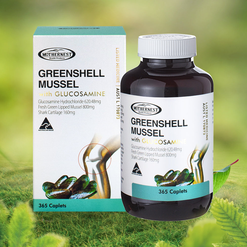 Mothernest Greenshell Mussel with Glucosamine 1500mg– GGH

