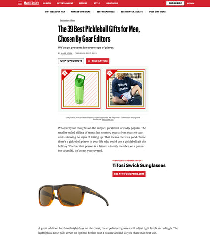 Swick Sunglass Review: The 39 Best Pickleball Gifts for Men