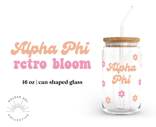 Bloom 16oz Glass Cup