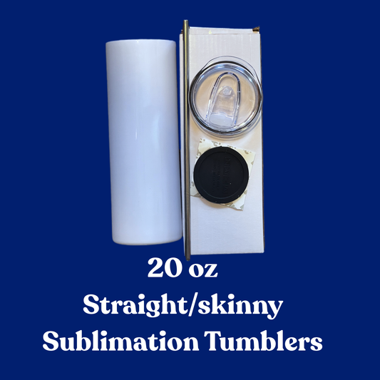 20oz Skinny Sublimation Tumblers Wholesale
