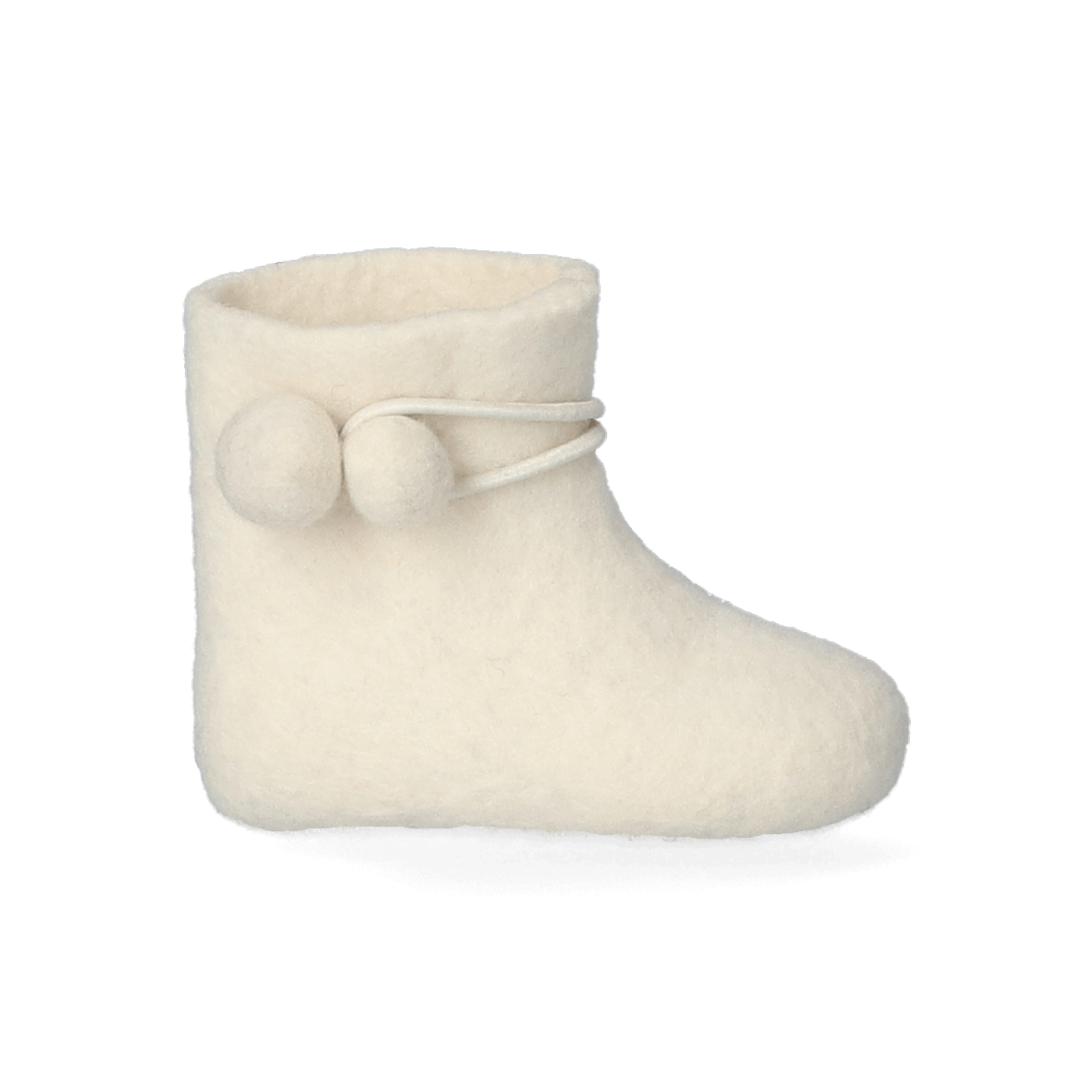 Tofvel Pantoffels Unisex Juna + Lala Wit 0-3 mnd Wolvilt