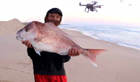 Snapper caught on aeroo drone