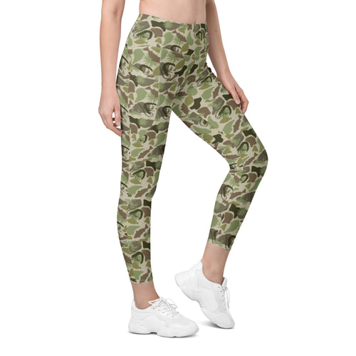 Pocket Green Camou Leggings