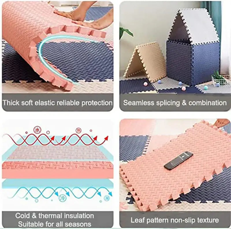 KEED Interlocking Baby Play Mat Tiles Soft Floor Foam Mat – TheToddly