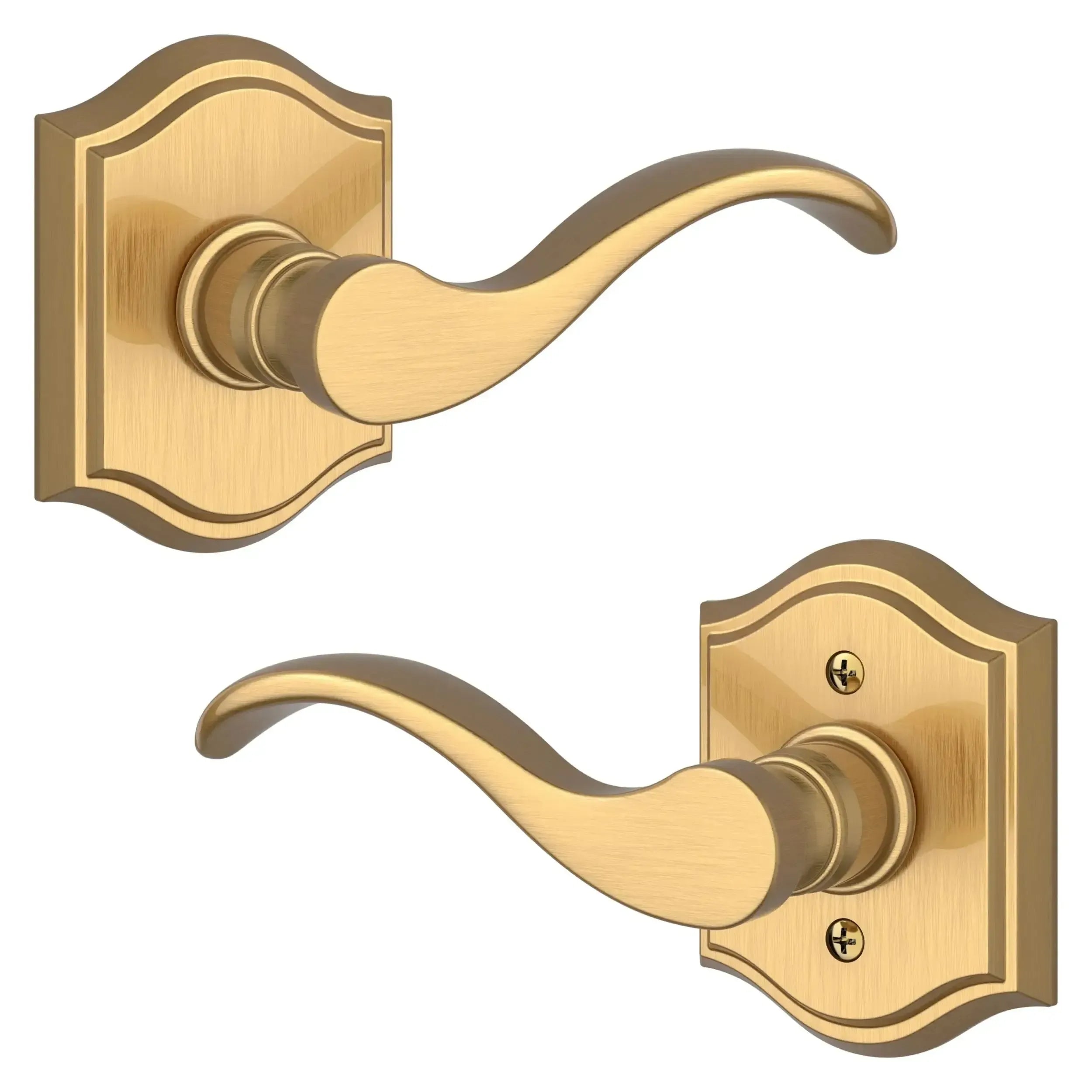 Baldwin Curve Lever with Traditional Arch Rosette