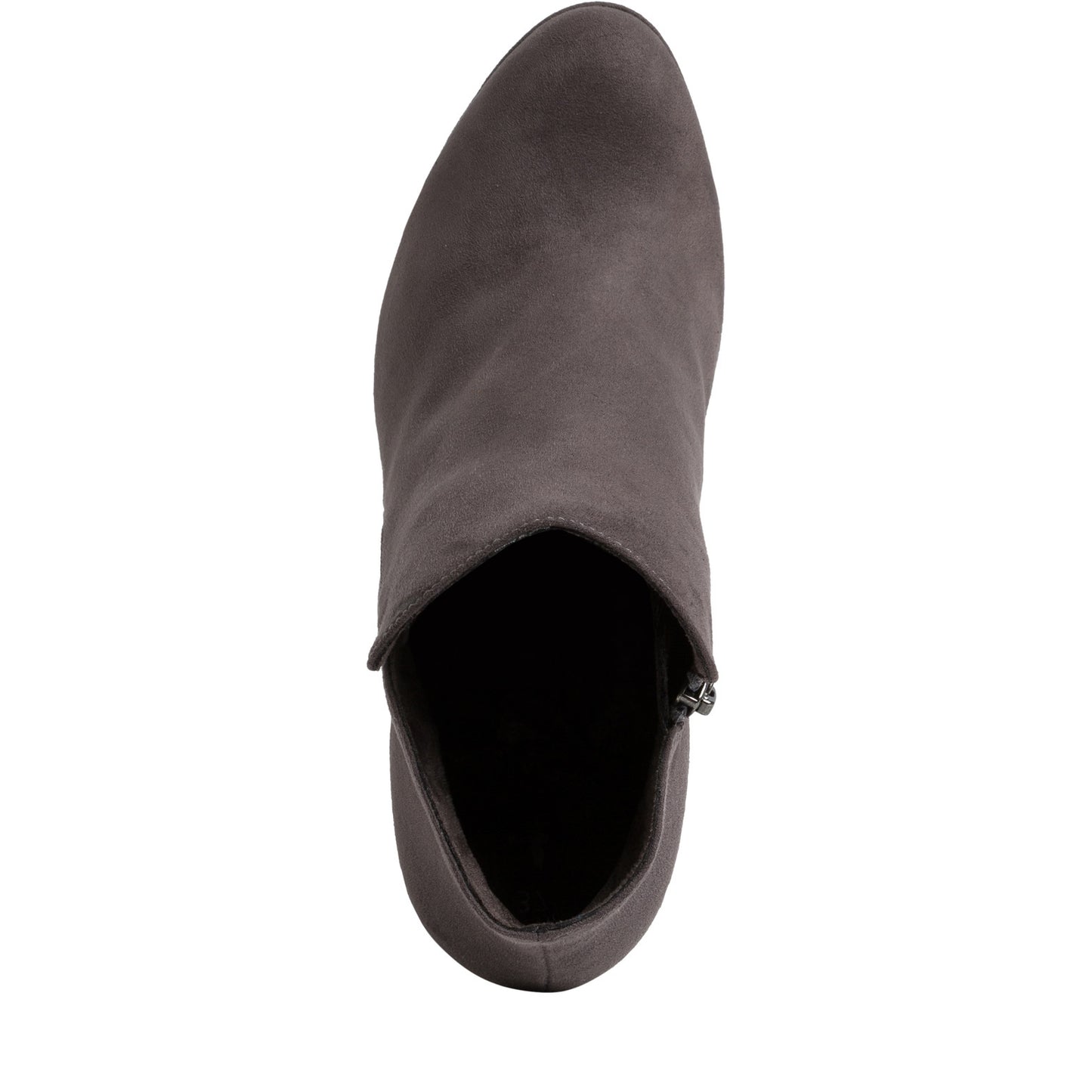 Tamaris - 25316 - Grey High Heeled Shoe Boot in Suede Effect Finish