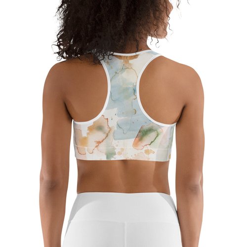 Trippie Hippie Longline sports bra – Sunflower Cabana