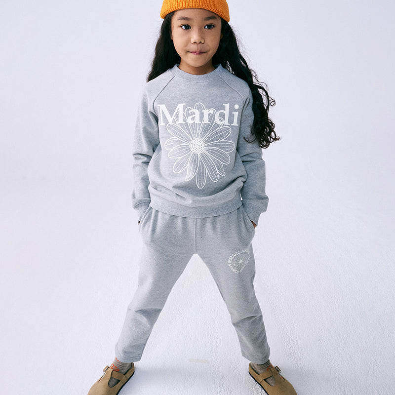 Mardi Mercrediマルディ SWEATSHIRT GREY IVORYの+spbgp44.ru