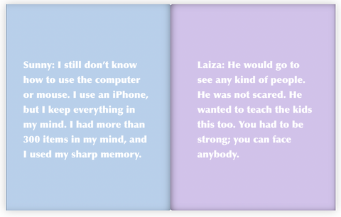 Quotes from Sunny and Laiza's No Story Lost book