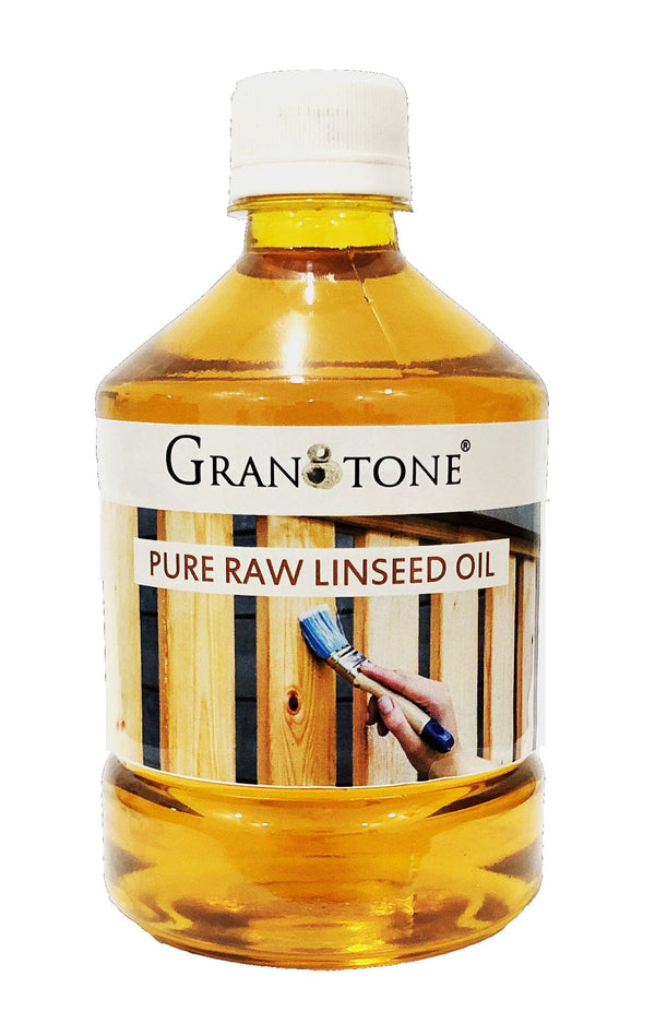 Pure Raw Linseed Oil (1 LTR) An Ideal Wood Finishing Oil for Bare Wood –  Granotone