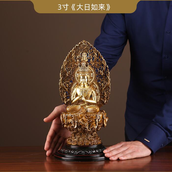 日本仕様正規品 手作りの銅製の大きな仏像 - 美術品