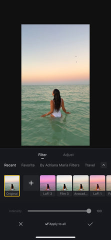 VN Video app using By Adriana Maria Mobile Video FIlters