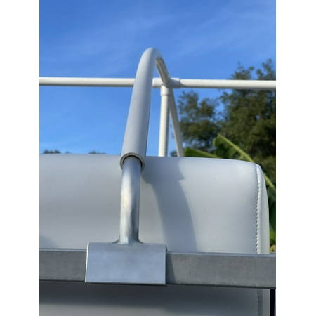 12-18 Pontoon Boat Canvas Solution with 6 Rise
