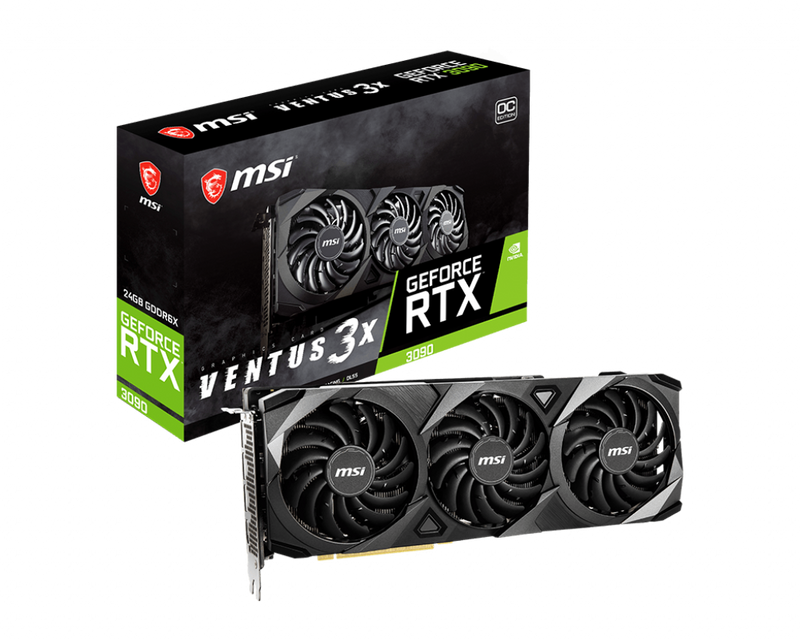 MSI GeForce RTX3090 VENTUS 3X 24G 本格水冷化