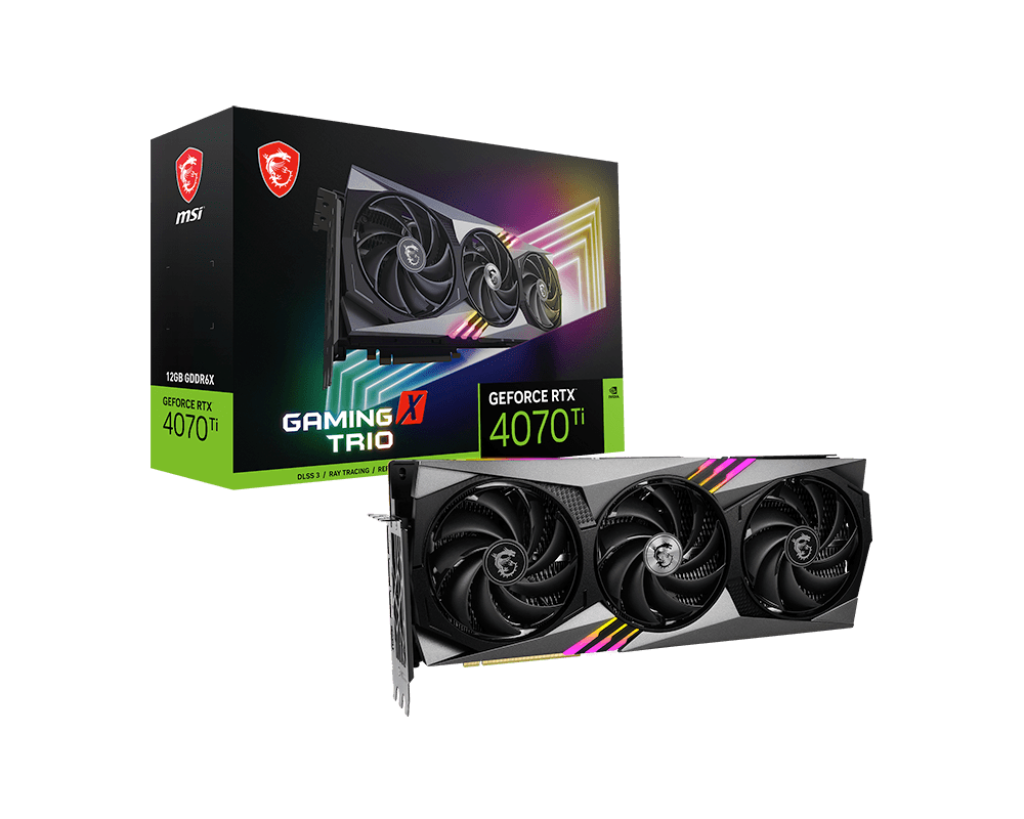 GeForce RTX 4070 Ti GAMING X TRIO 12G — MSI Store | 微星品牌旗艦館