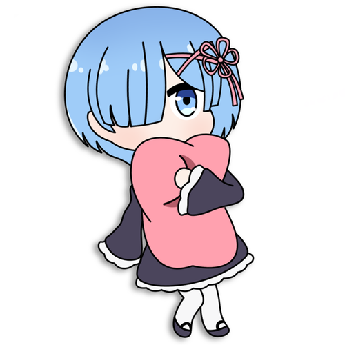 Anime chibi rem re:zero