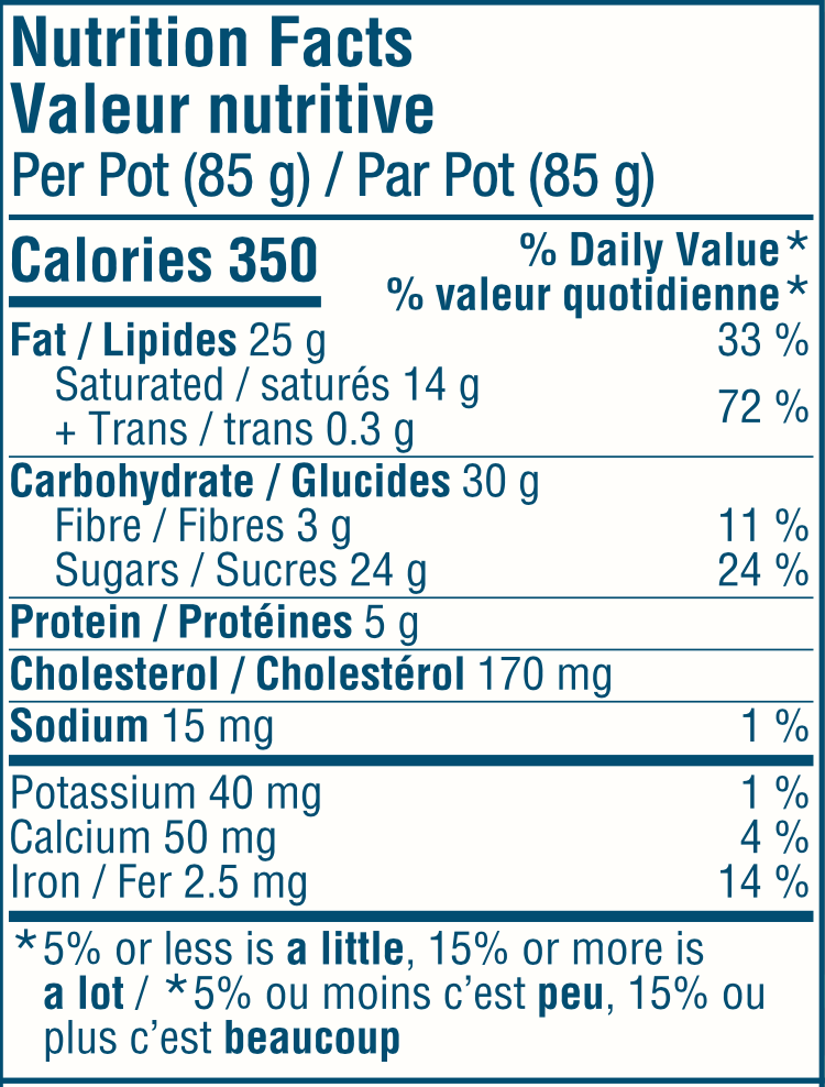 chocolate-mousse-nutritional-label