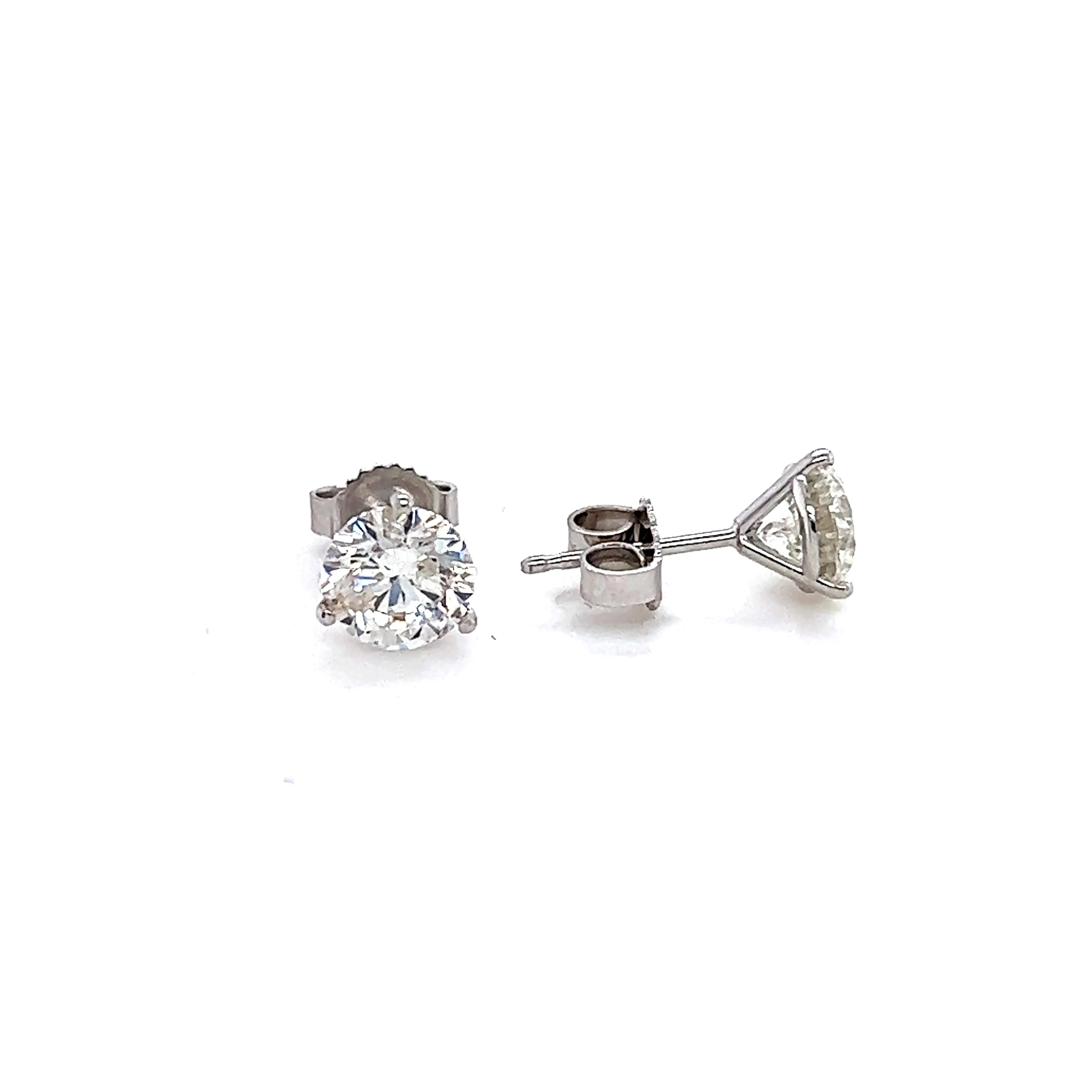 diamond stud earrings