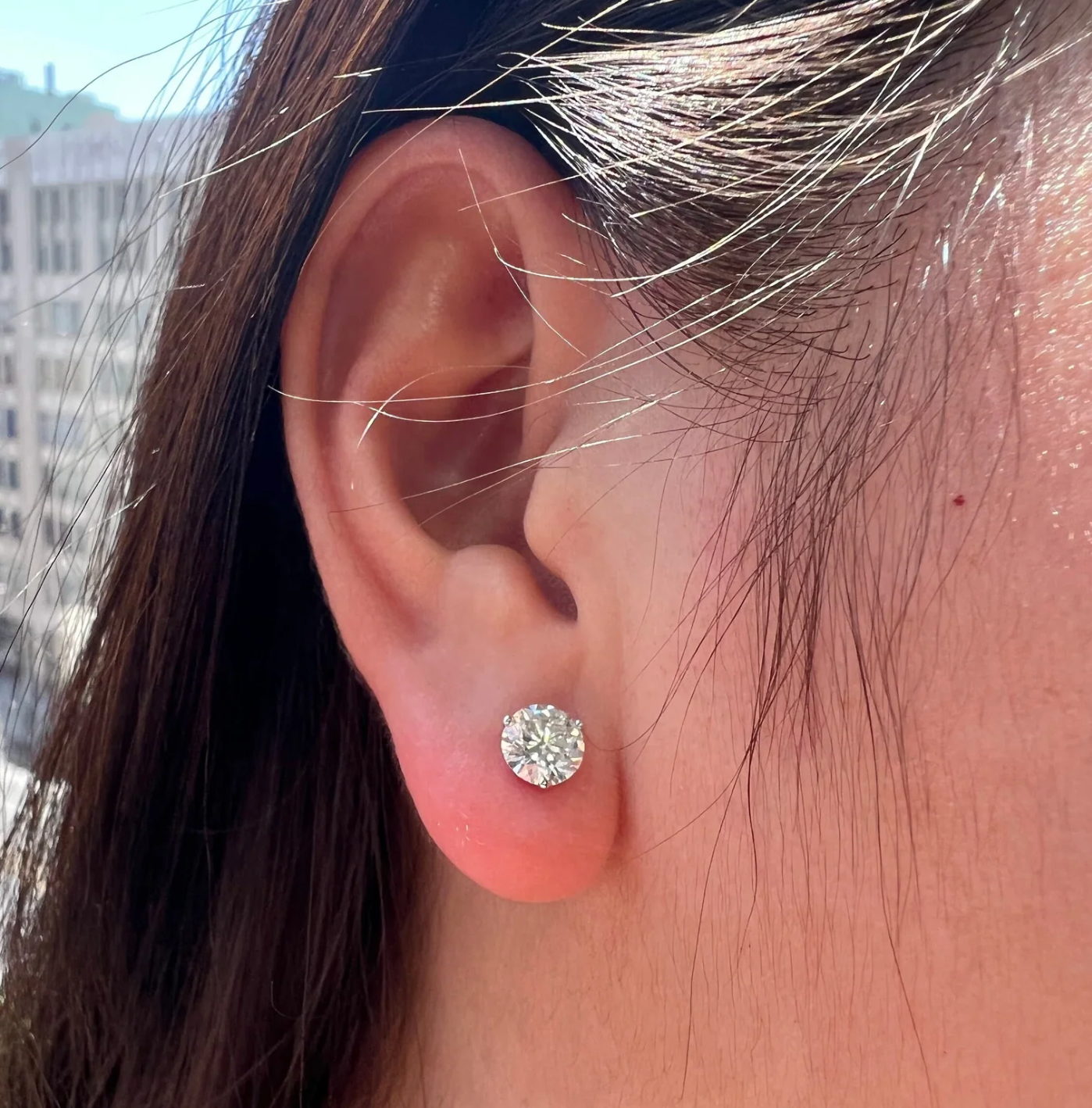 Diamond Stud Earrings