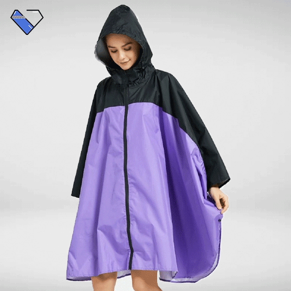 Rain Purple Poncho