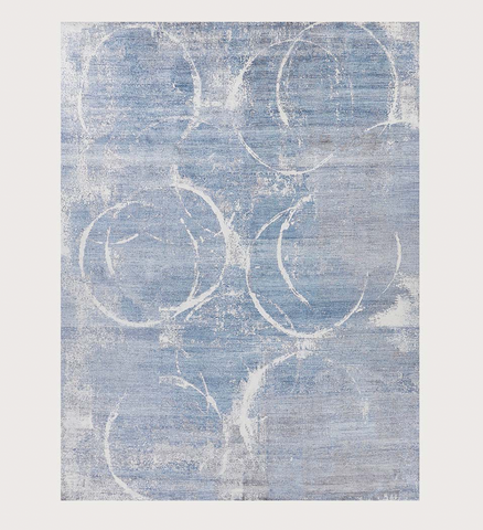 Blue Cora Silk Rug