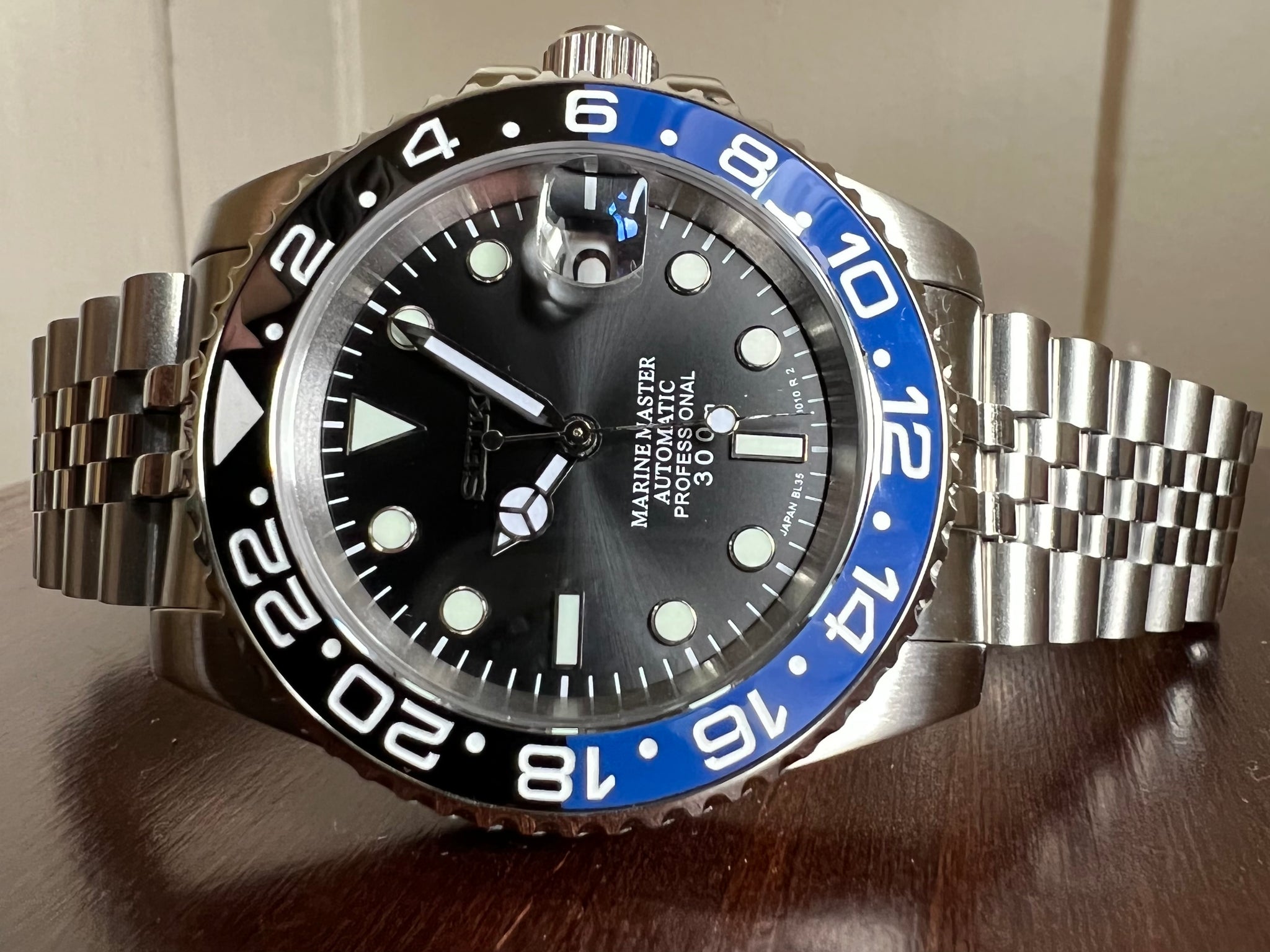 ◇ハイクオリティGMTマスターII NH35 seiko mod GS - 時計