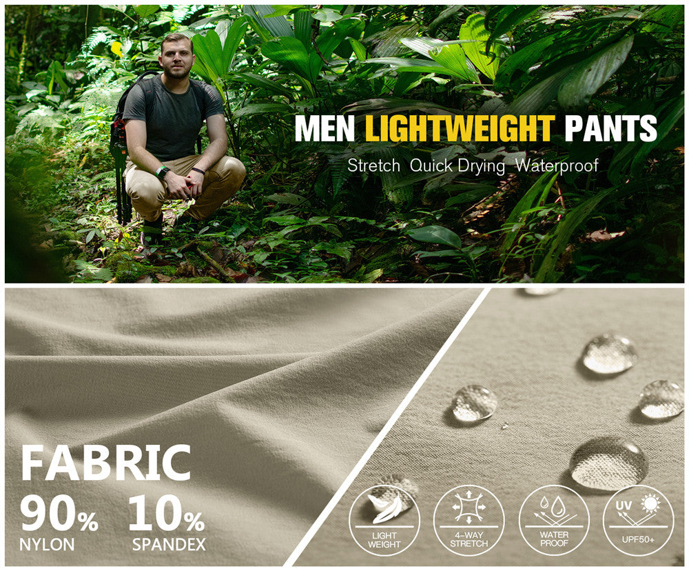 Waterproof Mens Outdoor Hiking Pants Tactical Army Pants Quick Dry