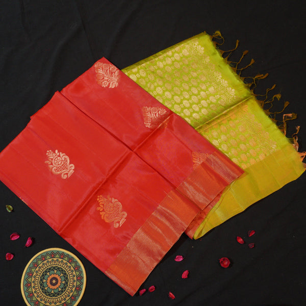 Buy Red Sarees for Women by Jinal & Jinal Online | Ajio.com