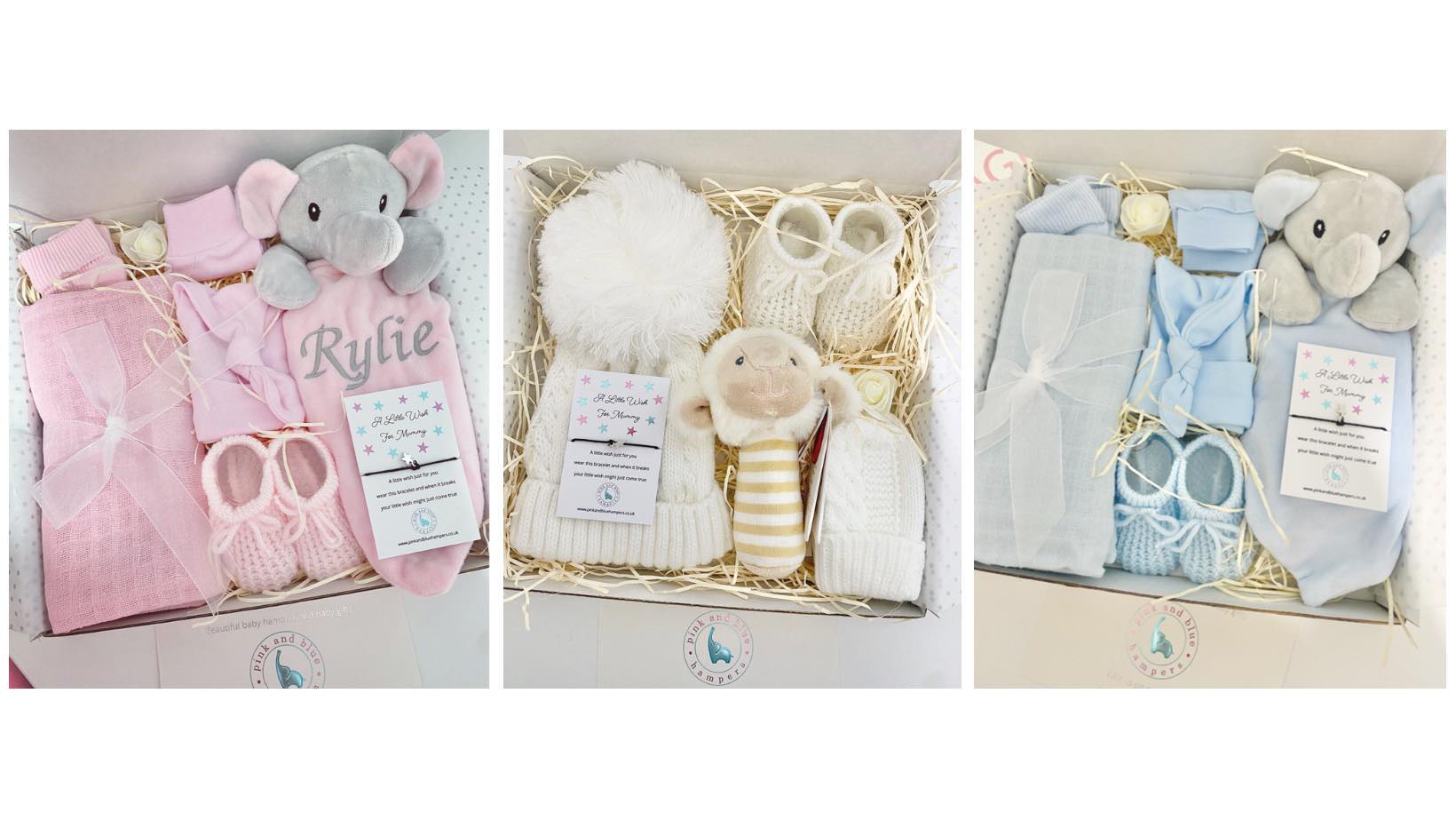 Baby Hampers, Clothing & Accessories | Pink and Blue Hampers