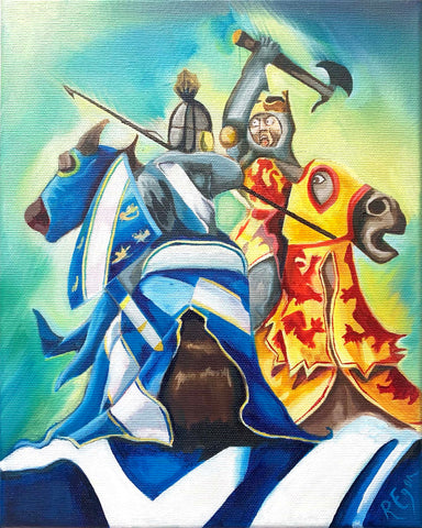 Battle Bannockburn painting