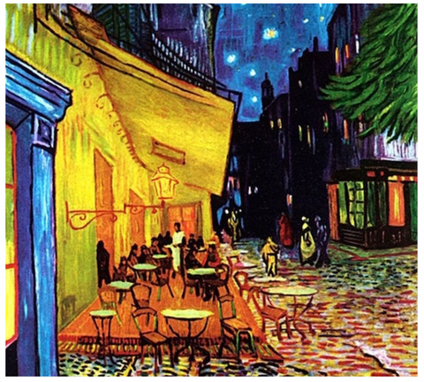 Van Gogh Cafe Terrace at night
