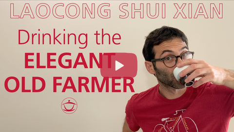 Video thumbnail: Drinking Laocong Shui Xian