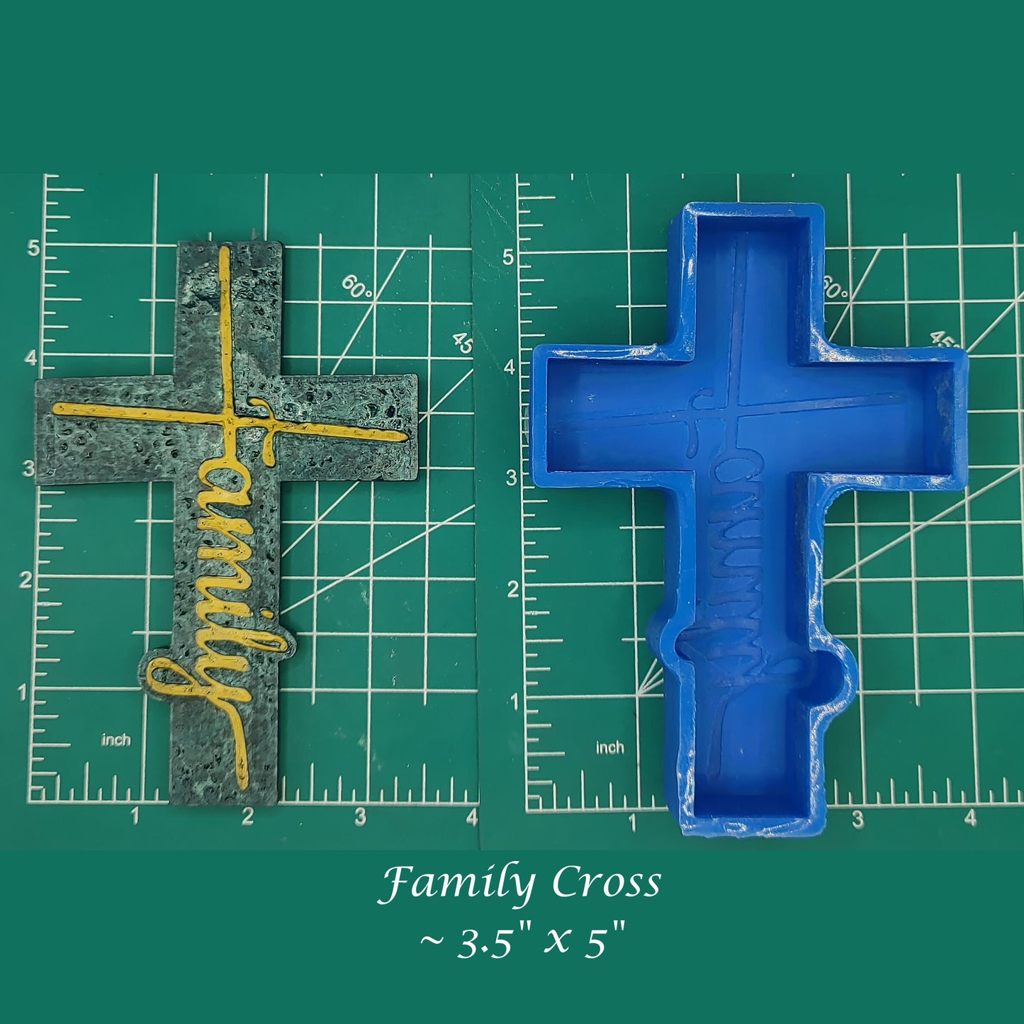 Blessed Cross Silicone Freshie Mold