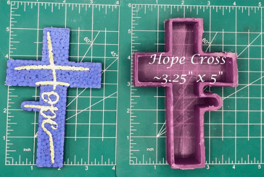 Cross Silicone Mold Soap, Faith Silicone Molds, Christian Cross Wall