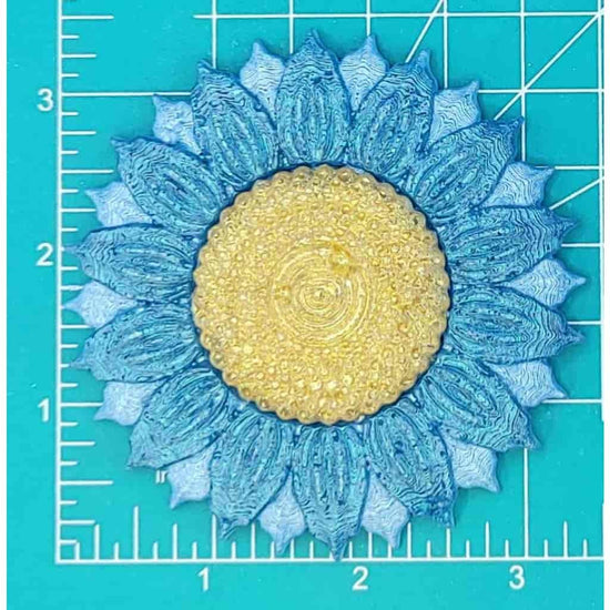 #1687 Have You Ever Seen Such A Beautiful Sunflower Silicone Mold? 