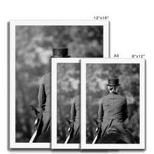 Load image into Gallery viewer, Top Hat and Tails Dressage Horse Framed Print
