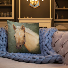 Load image into Gallery viewer, Golden Boy Palomino Premium Pillow
