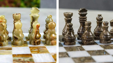 Marble Chess set 12 inch category
