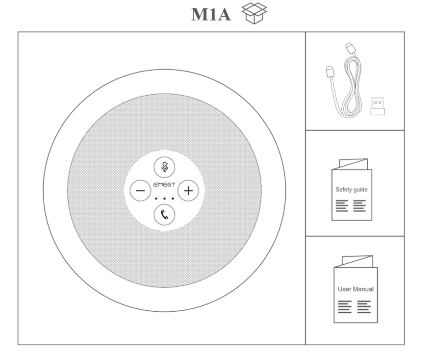 Conference Call Speaker and Microphone M1A