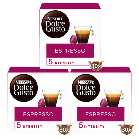 Nescafe Dolce Gusto Espresso Intenso Coffee Pods Case 3 x 16 Drinks –  Coffee Supplies Direct