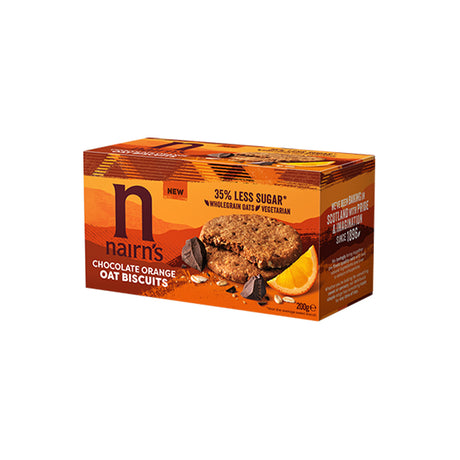 Nairn's Dark Chocolate Chip Oat Biscuits Case of 8x200g – Coffee Supplies  Direct